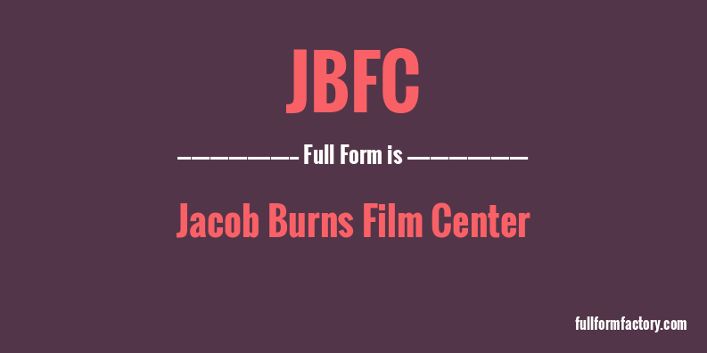 jbfc-full-form