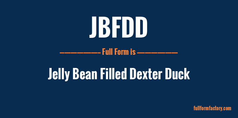 jbfdd-full-form