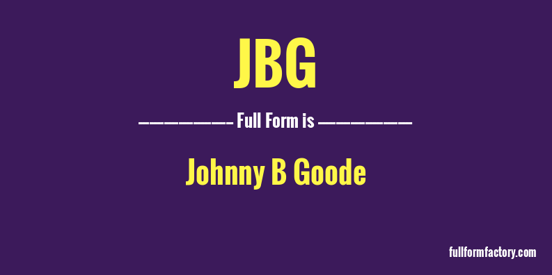 jbg-full-form