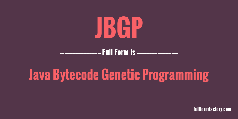 jbgp-full-form