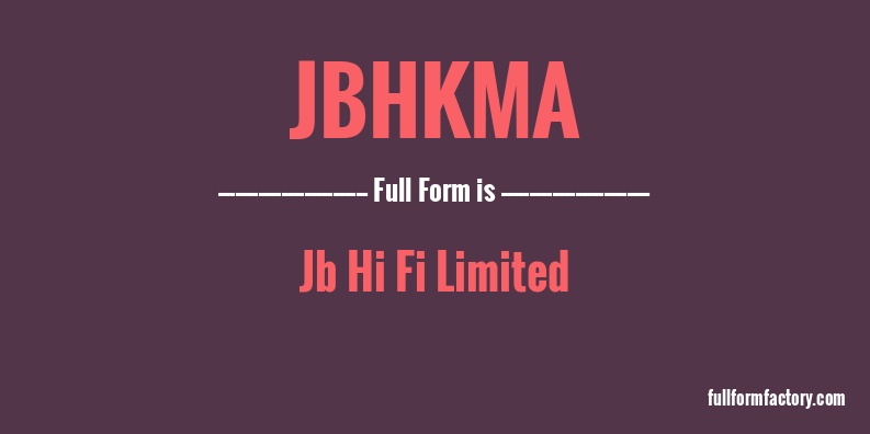 jbhkma-full-form