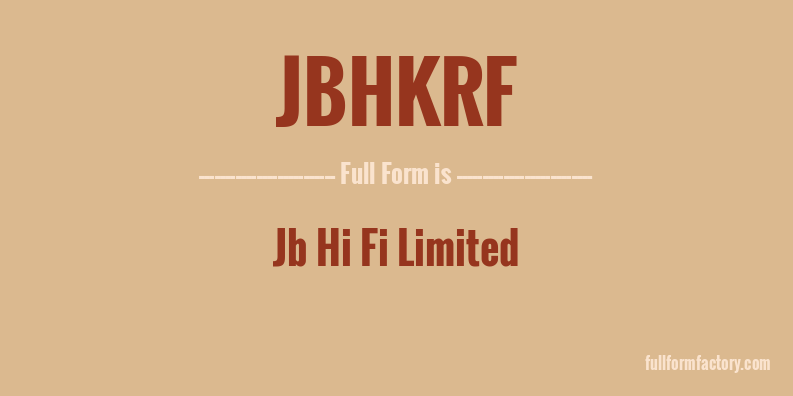 jbhkrf-full-form