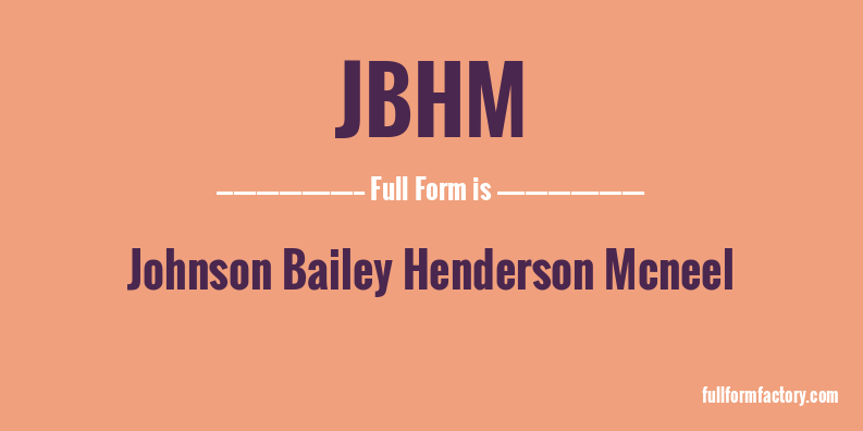 jbhm-full-form