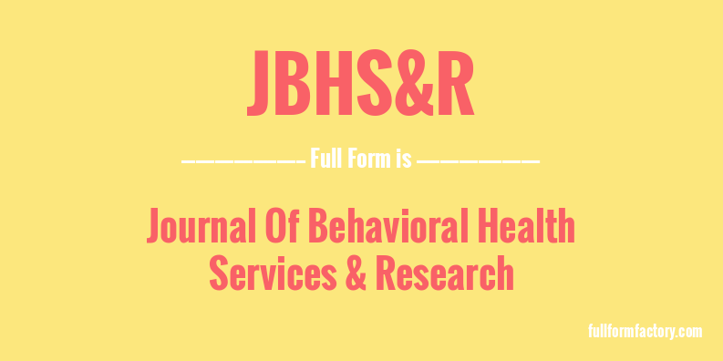 jbhs&r-full-form