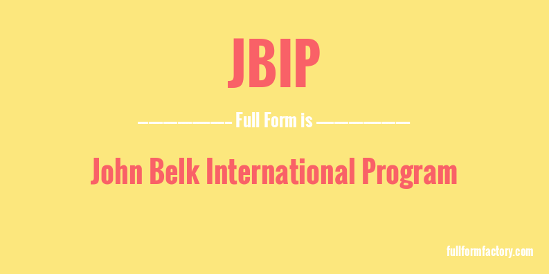 jbip-full-form