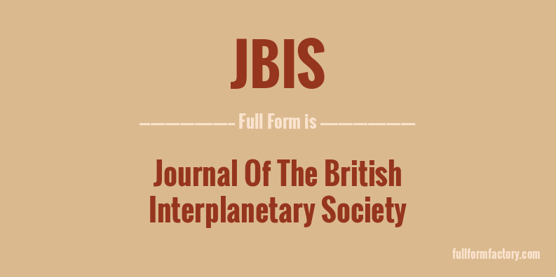 jbis-full-form