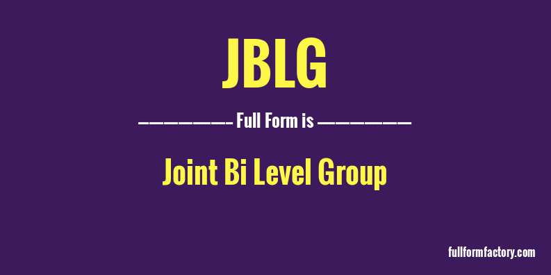 jblg-full-form