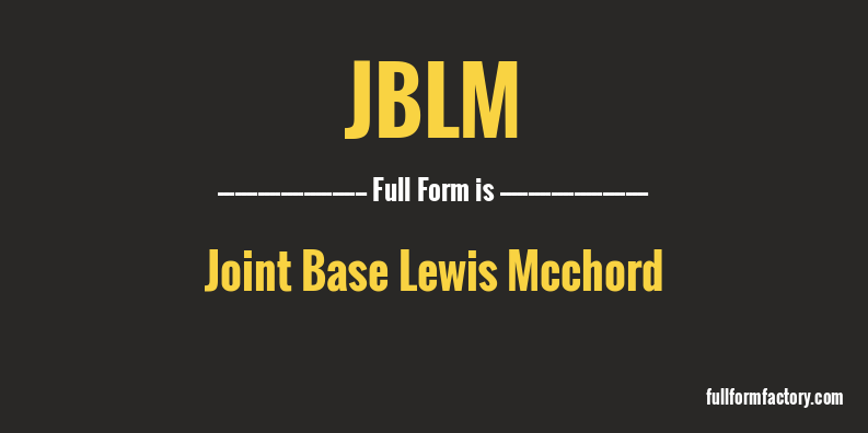 jblm-full-form