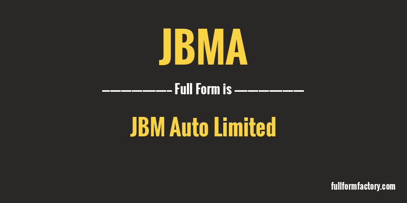 jbma-full-form