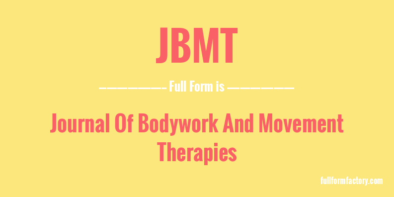 jbmt-full-form