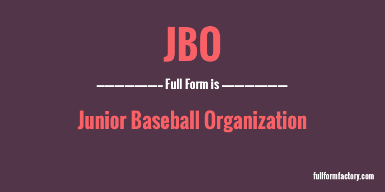 jbo-full-form