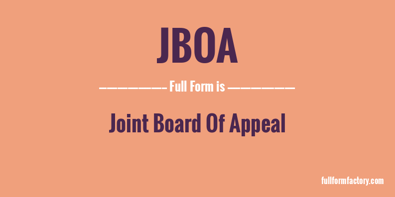jboa-full-form