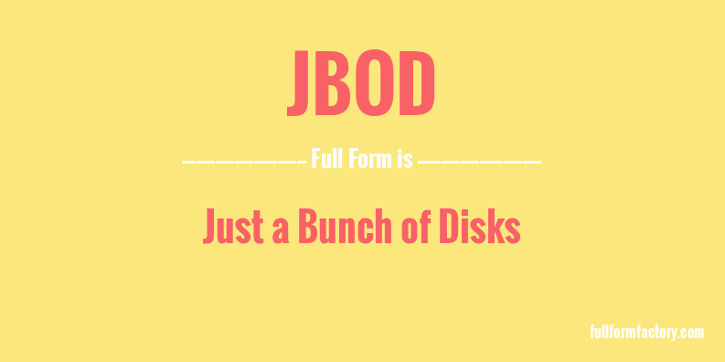 jbod-full-form