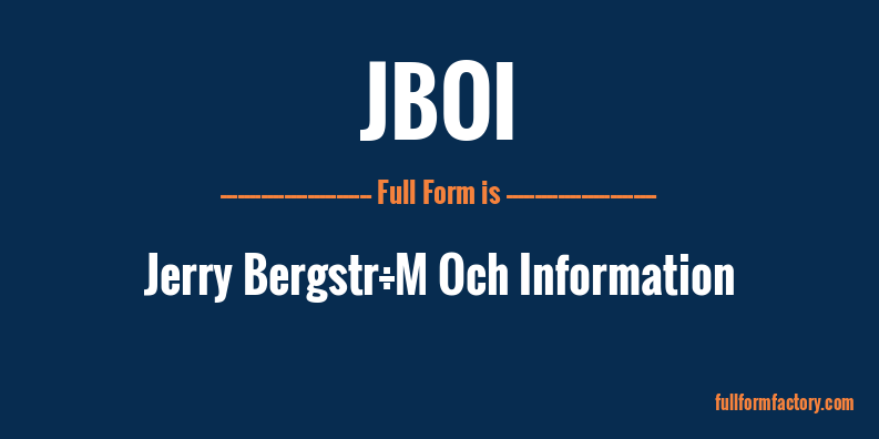 jboi-full-form