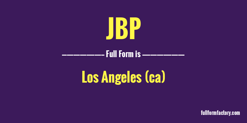 jbp-full-form
