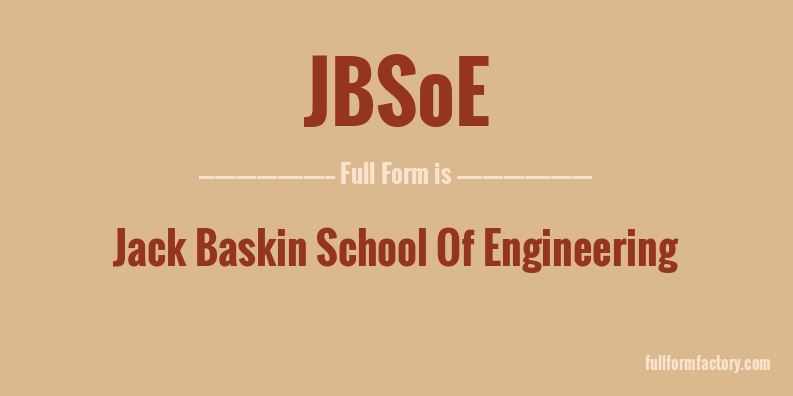 jbsoe-full-form