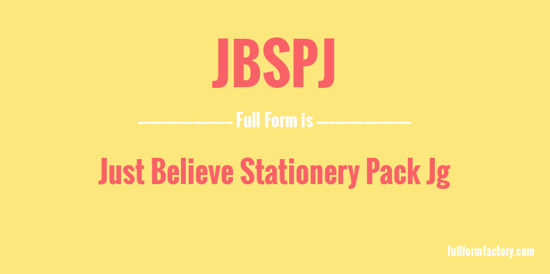 jbspj-full-form
