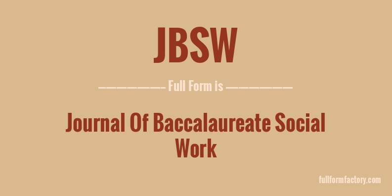 jbsw-full-form