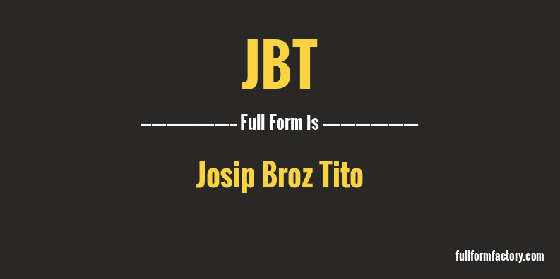 jbt-full-form