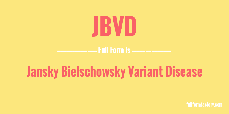 jbvd-full-form
