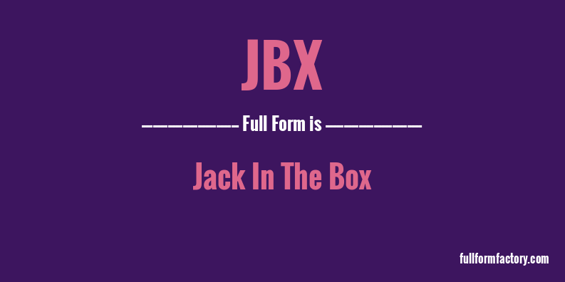 jbx-full-form