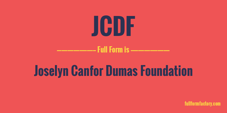 jcdf-full-form