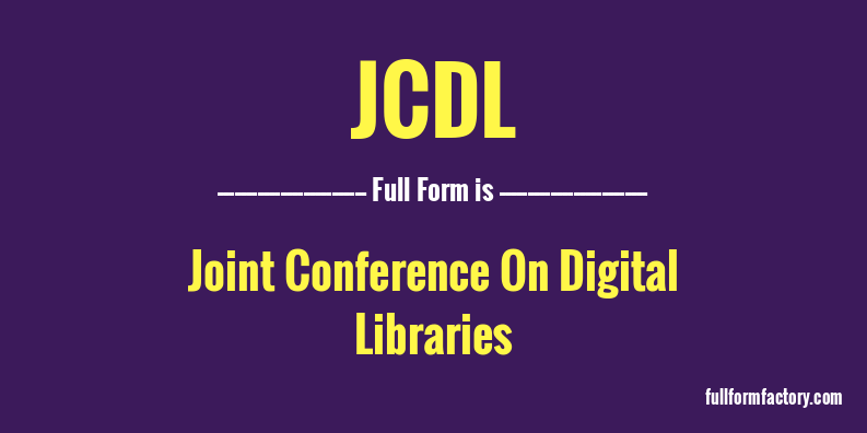 jcdl-full-form