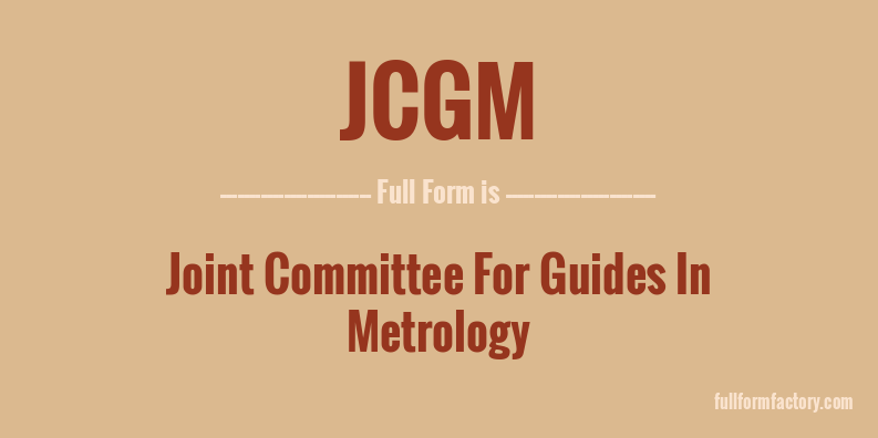 jcgm-full-form