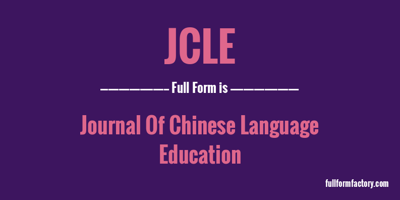 jcle-full-form