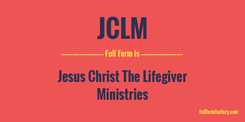 jclm-full-form