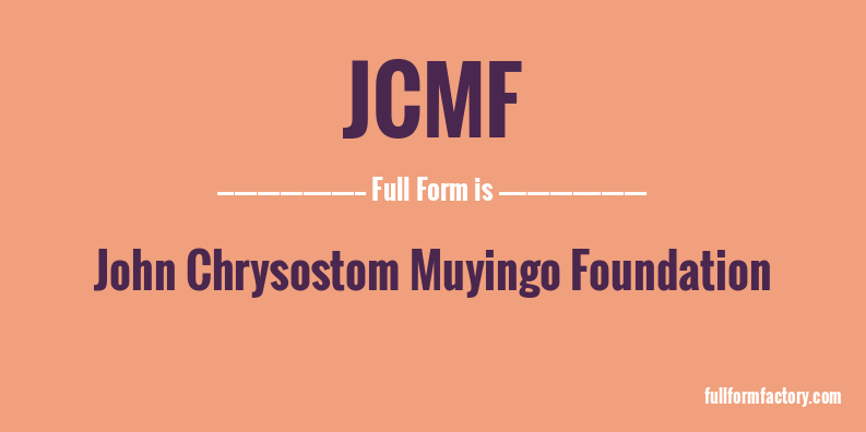 jcmf-full-form