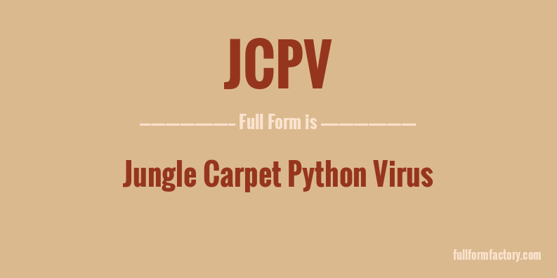 jcpv-full-form
