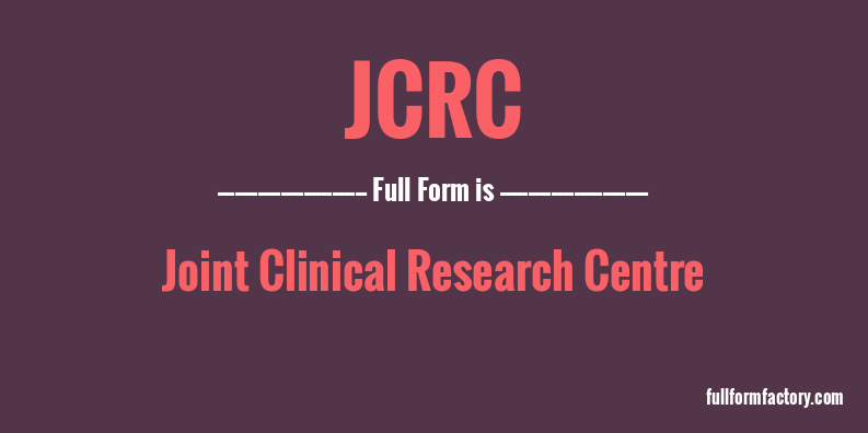 jcrc-full-form