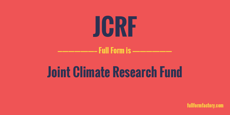 jcrf-full-form