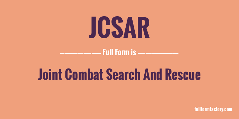 jcsar-full-form