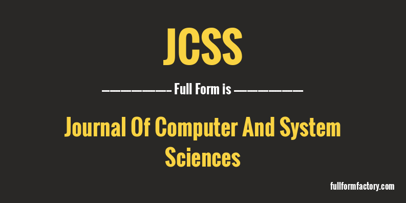 jcss-full-form