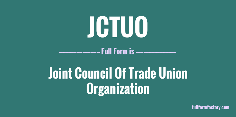 jctuo-full-form