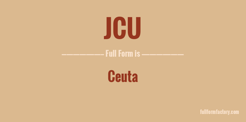 jcu-full-form