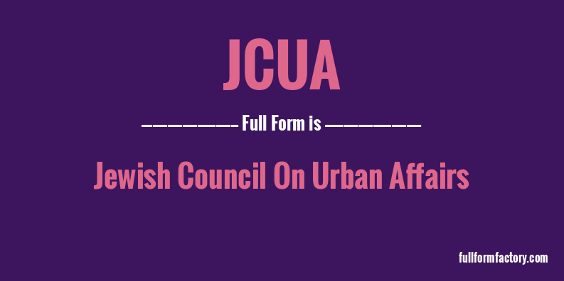 jcua-full-form