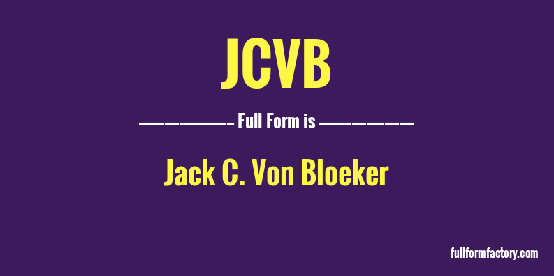 jcvb-full-form