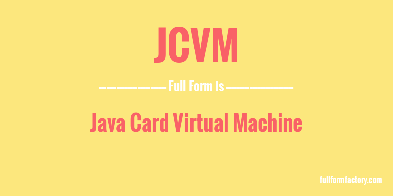 jcvm-full-form