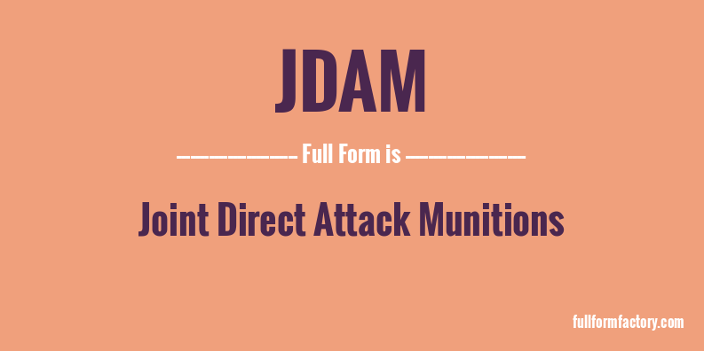 jdam-full-form