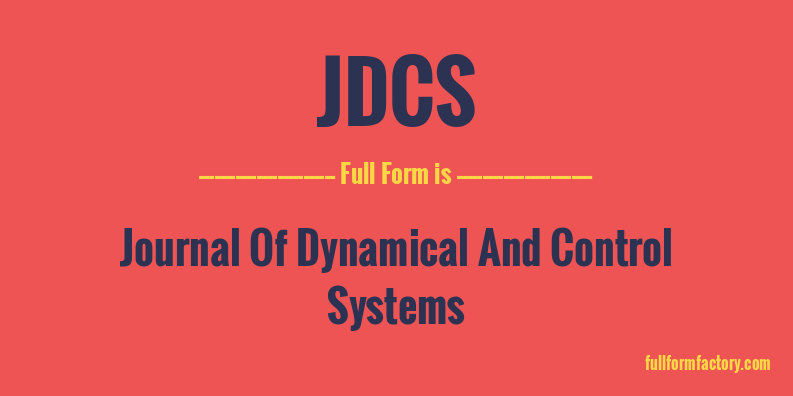 jdcs-full-form