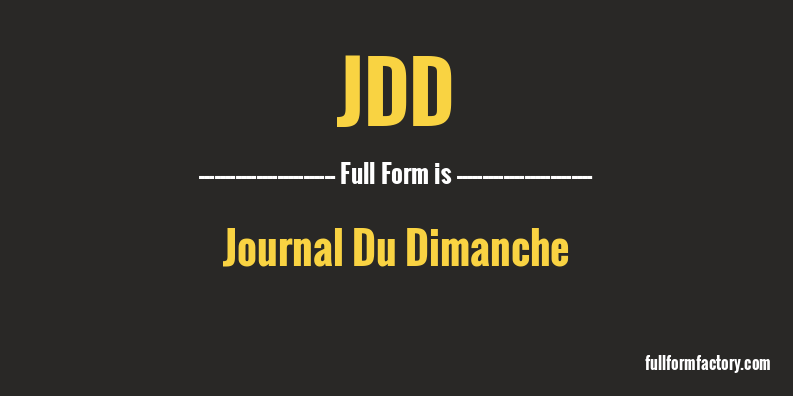jdd-full-form