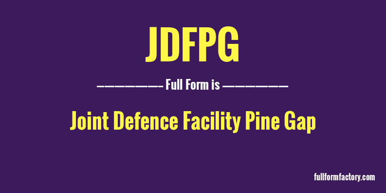 jdfpg-full-form