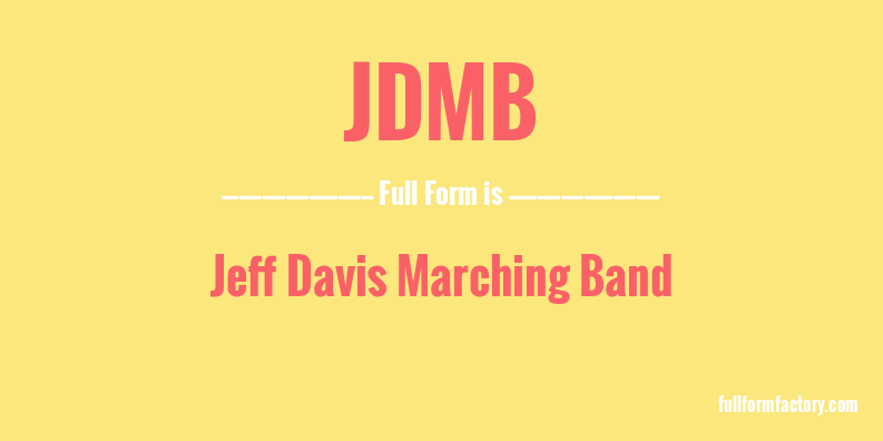jdmb-full-form