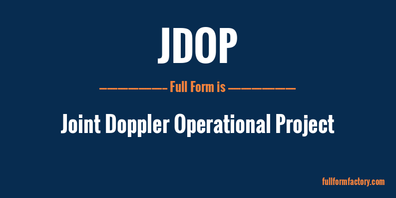 jdop-full-form