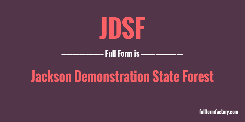 jdsf-full-form