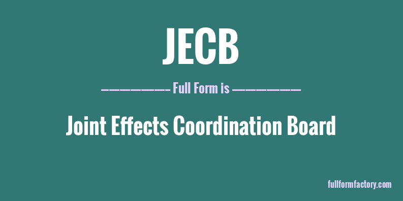 jecb-full-form