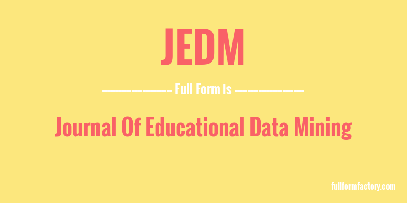 jedm-full-form